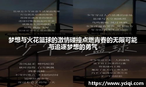 梦想与火花篮球的激情碰撞点燃青春的无限可能与追逐梦想的勇气
